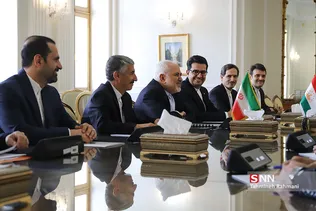 دیدار ظریف با وزیر امور خارجه تاجیکستان