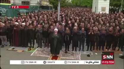 نماز ظهر عاشورا در شهر رشت