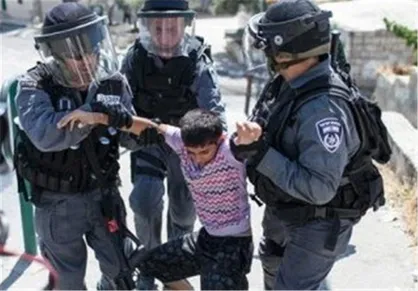 رژیم صهیونیستی یک کودک دیگر فلسطینی را بازداشت کرد