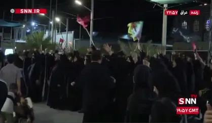 طنین مرگ بر اسرائیل در طریق الحسین عراق