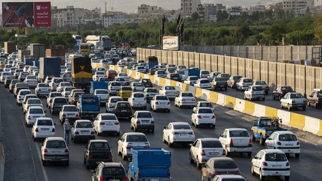 ترافیک سنگین در چالوس و هراز