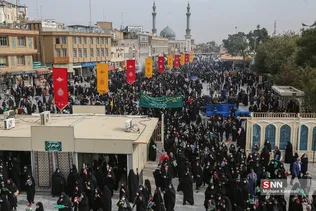 مراسم نمادین استقبال از ورود کاروان حضرت معصومه(س) به قم