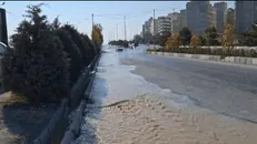 ترکیدگی لوله انتقال آب شهر اردبیل مهار شد
