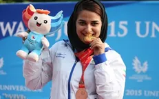 نجمه خدمتی، پرچمدار کاروان ایران در یونیورسیاد شد