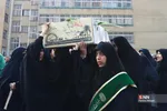 آیین تشییع و تدفین شهید گمنام در دانشگاه خوارزمی
