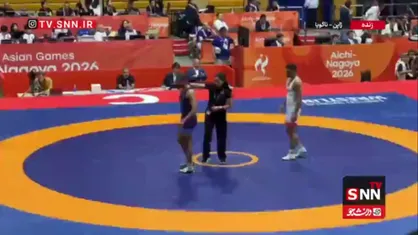 ابراهیم زاده گام نخست را محکم برداشت و به یک چهارم پایانی رفت