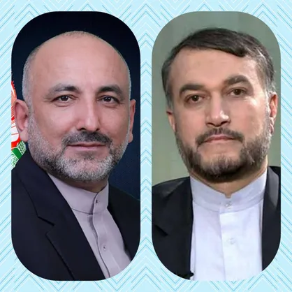 پیام وزیر امور خارجه دولت اشرف غنی به وزیر خارجه کشورمان