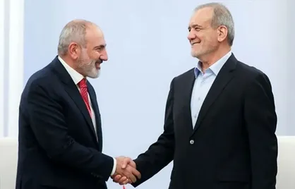 دیدار خصوصی پزشکیان با نخست&zwnj;وزیر ارمنستان