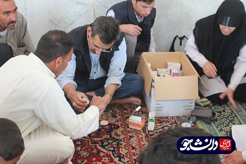حضور ۳ تیم پزشکی در مناطق سیل زده خوزستان