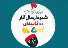 چگونگی ارسال آثار ۱۰۰ ثانیه‌ای به جشنواره نمایش عروسکی تهران-مبارک