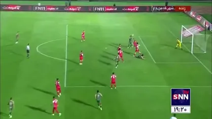 خلاصه دیدار تیم&zwnj;های پرسپولیس و شمس&zwnj;آذر در هفته ۹ لیگ برتر