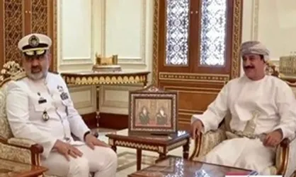 دریادار ایرانی با وزیر مکتب سلطانی عمان دیدار کرد