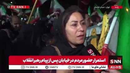 هر شب می&zwnj;آییم؛ با بچه&zwnj;ها، با خانواده؛ چون می&zwnj;خواهیم دشمن بداند که ما هیچ&zwnj;وقت میدان را خالی نمی&zwnj;کنیم