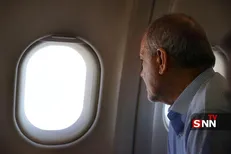 بازدید هوایی پزشکیان از بندر شهید رجایی