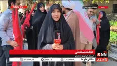 پرچم ایران در دانشگاه شهید رجایی به اهتزاز درآمد + فیلم
