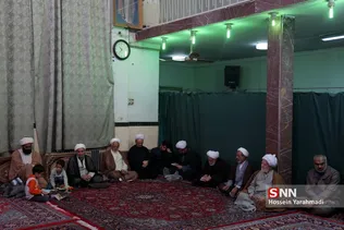 عزاداری سالروز شهادت امام عسکری(ع) در بیت  آیت الله العظمی مکارم شیرازی