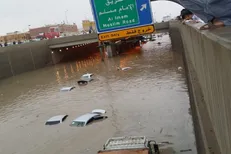 پایتخت عربستان را آب برد