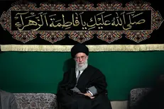 دومین شب مراسم عزاداری حضرت زهرا (س) با حضور رهبر انقلاب برگزار شد
