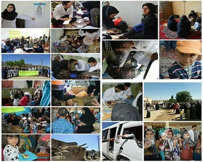 جهادگران علوم پزشکی کرمانشاه در منطقه سرفیروزآباد به مردم خدمت&zwnj;رسانی کردند