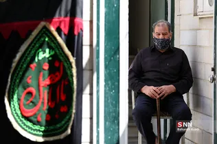 عزاداری هیئت عاشقان حسینی در روز عاشورا 