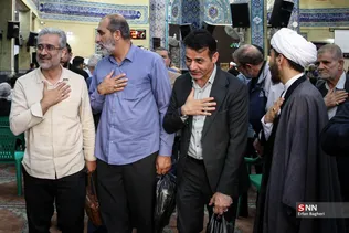 مراسم بزرگداشت سردار شهید اسماعیل احمدی در مسجد علی ابن الحسین(ع)