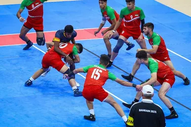 پیروزی تیم ملی کبدی ایران مقابل تایلند