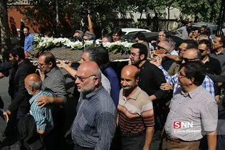 مراسم تشییع سید ضیا الدین دری 