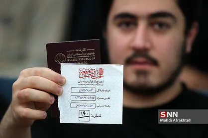 مراسم بدرقه زائران اربعین دانشگاه آزاد تهران جنوب