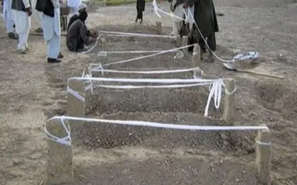 کشف گور دسته جمعی در قندهار افغانستان