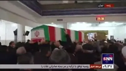 مراسم تشییع پیکر مرحوم رستم قاسمی وزیر پیشین راه و شهرسازی