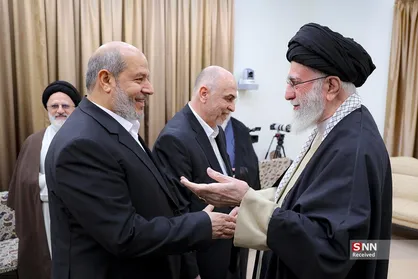 دیدار رئیس و اعضای شورای رهبری حماس با رهبر انقلاب اسلامی