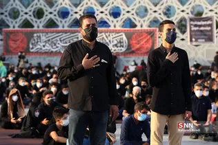 خیمه سوزان عصر عاشورا در میدان امام حسین