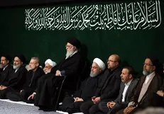 پنجمین شب اقامه عزای حضرت زهرا (س) با حضور رهبر معظم انقلاب برگزار شد