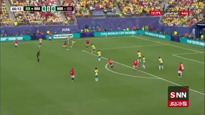 هالند یک پا برای گلزنی کم آورد / برزیل 0 - 0 نروژ