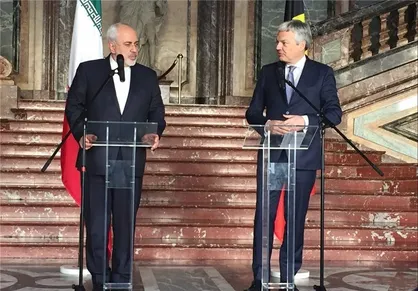 ظریف با وزیر خارجه بلژیک دیدار کرد