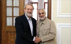 دیدار نوروزی رئیس مجلس با مسئولان کشوری و لشکری برگزار شد