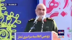 سرلشکر سلامی: سپاه می‌داند غفلت از دشمن ممکن است موجب هجوم ناگهانی او شود