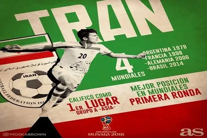 طراحی نشریه AS اسپانیا از تیم ملی ایران با نقش سردار