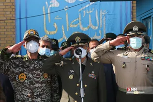 صبحگاه مشترک نیرو‌های مسلح در مسجد جمکران