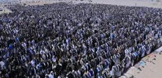 اقامه نماز باران در مناطق مختلف یمن + تصاویر