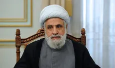 نعیم قاسم: هرگز سلاحمان را تحویل دشمن نمی‌دهیم / هیچ‌کس در پاسخ به اسرائیل دخالت نخواهد کرد + فیلم