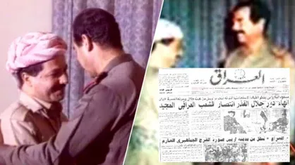 دعوت مسعود بارزانی از نیرو&zwnj;های صدام برای ورود به اربیل/برگی از تاریخ