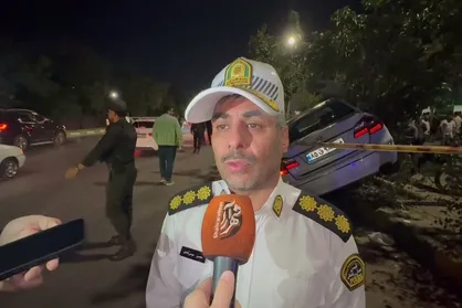 توضیحات رئیس پلیس راهور&nbsp; استان درباره حادثه رانندگی در بلوار وکیل آباد مشهد + فیلم