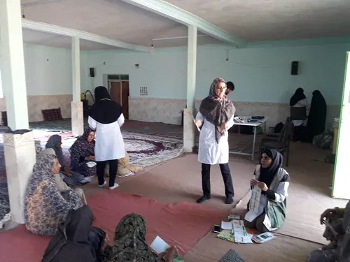 اردوی گروه جهادی شهید کاوه بسیج دانشجویی علوم پزشکی هرمزگان در روستای سرچاهان