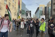 تظاهرات گسترده در آمریکا برای آزادی دانشجوی فلسطینی/ ترامپ: به بازداشت او افتخار می‌کنم!