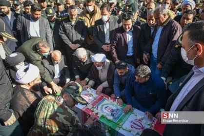 تشییع پیکر شهید مدافع امنیت &laquo;محمود هوشمندی&raquo; در شیراز