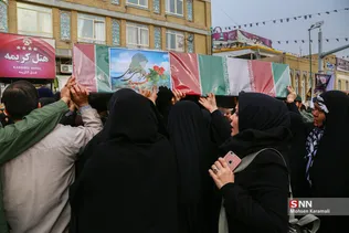 مراسم تشییع  پیکر 6 نفر از شهدای سانحه هوایی
