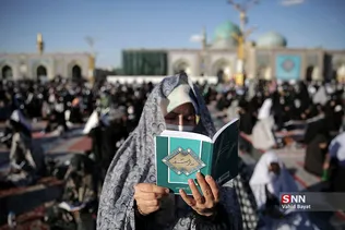 مراسم دعای عرفه در حرم مطهر رضوی