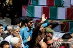 مراسم تشییع پیکر مطهر ۱۵۰ شهید دفاع مقدس در تهران