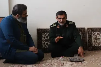 دیدار سردار تنگسیری با خانواده شهید مدافع حرم &laquo;رضا اسماعیلی&raquo;